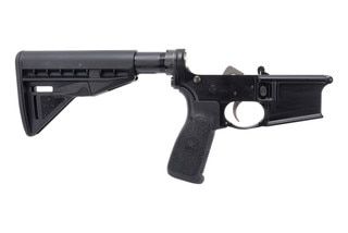 BCM AR-15 lower with adjustable stock.